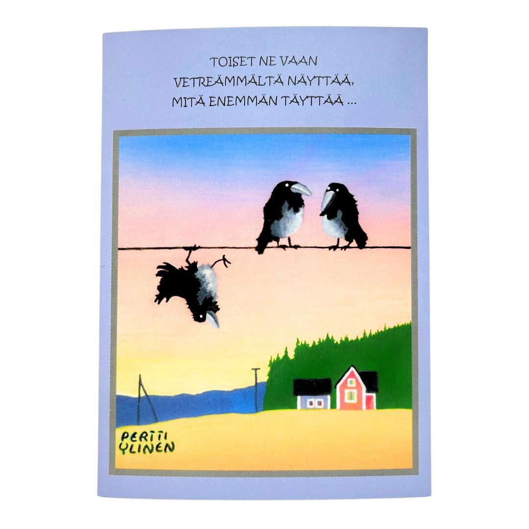 Kotimainen-onnittelukortti-syntymäpäiväkortti-Vilippus-Käsinetori-toiset_ne_vaan_vetreämmältä_näyttää_mitä_enemmän_täyttää