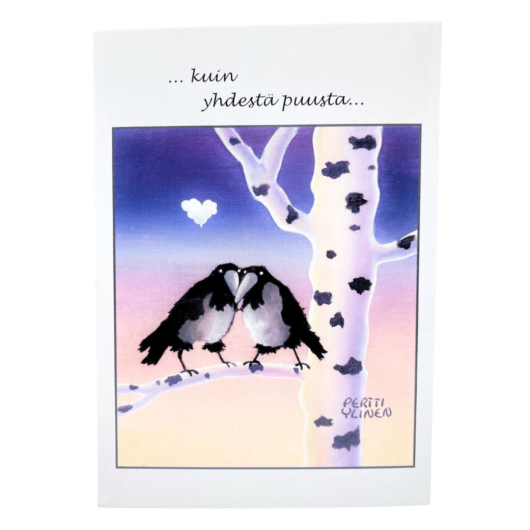 Kotimainen-postikortti-Vilippus-068-kuin_yhdestä_puusta