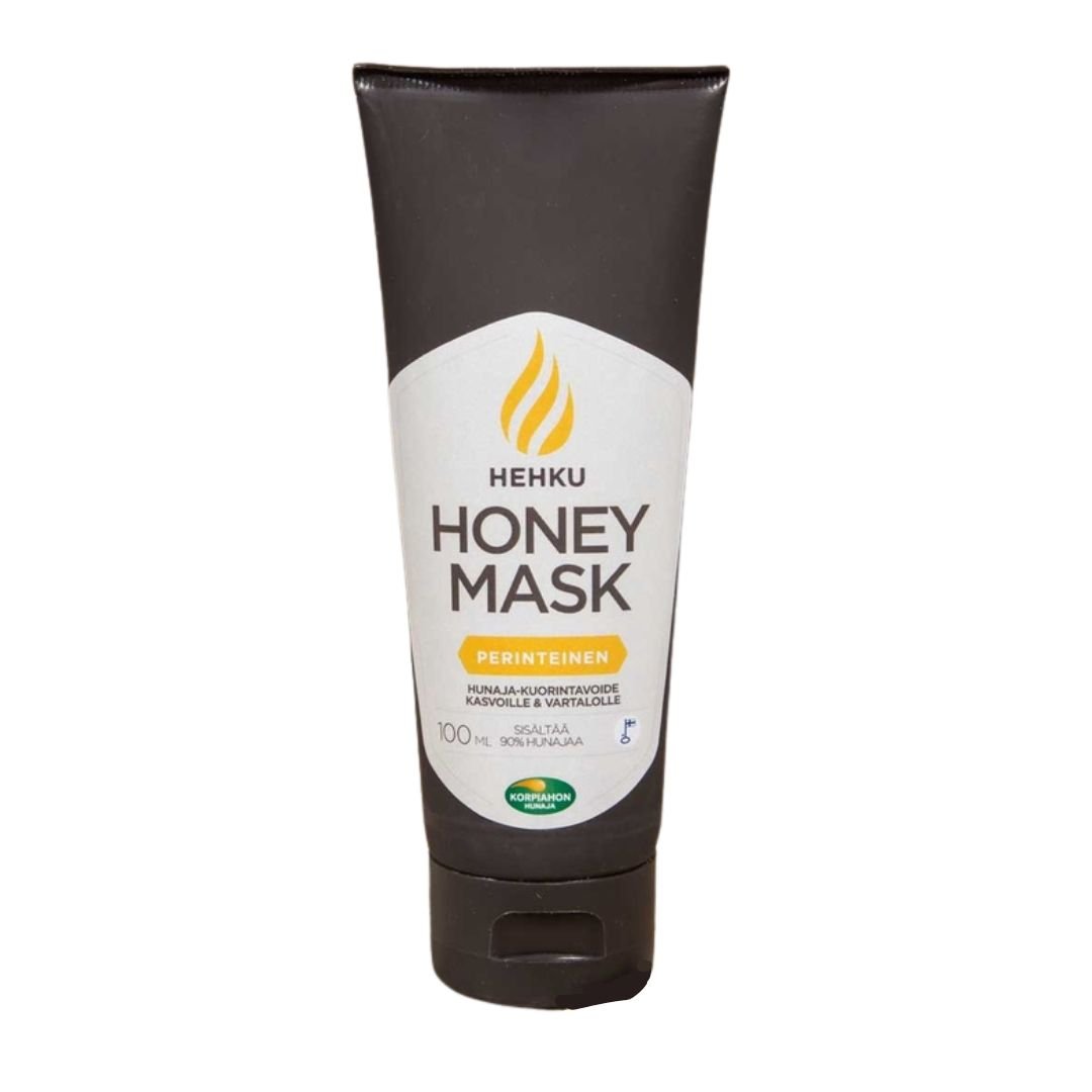Saunalahja-Kotimainen-Hunajakuorintavoide-Honey-Mask-Perinteinen-Korpiahon_Hunaja-Sauna-2