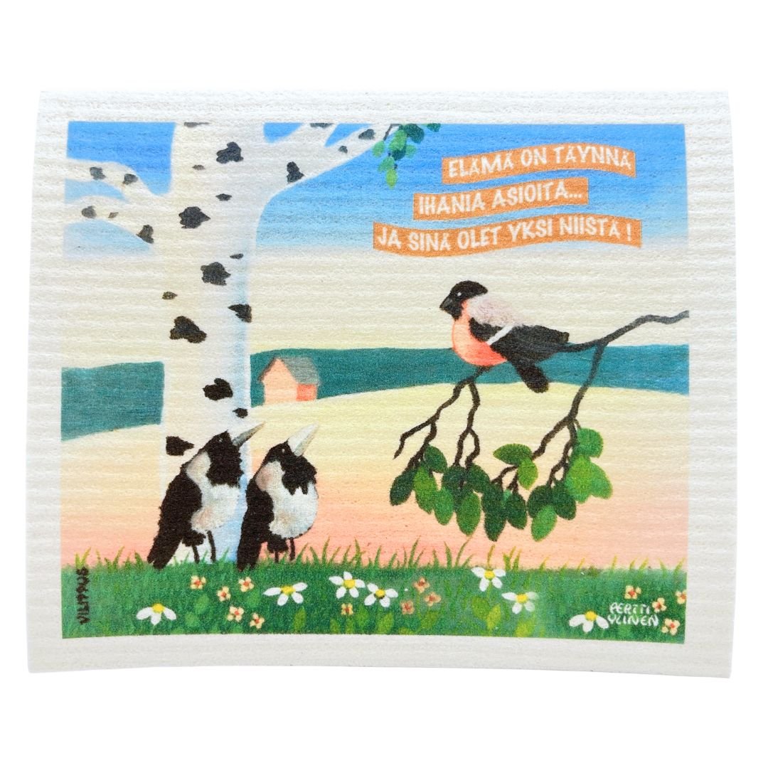 kotimainen-lahjaidea-tiskirätti-vilippus-elämä_on_täynnä_ihania_asioita_ja_sinä_olet_yksi_niistä