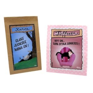 Eläkelahja - Leppoisia eläkepäiviä kahvinystävälle -lahjasetti